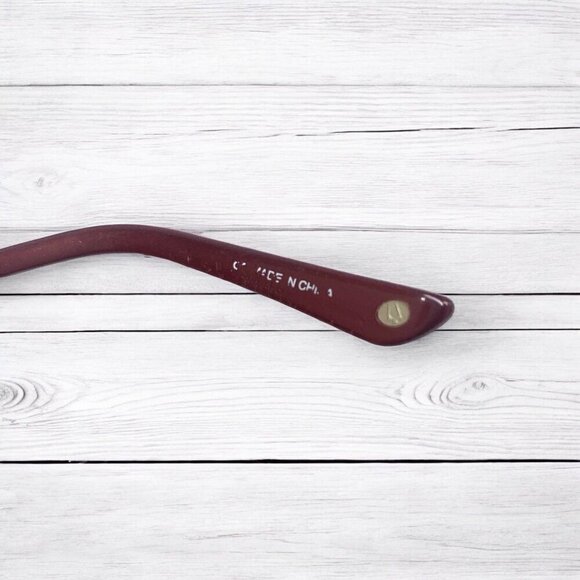 Bulova Alameda Sunglasses Frames Marsala Red Smoky Lenses Protective Case Cloth - Picture 8 of 12